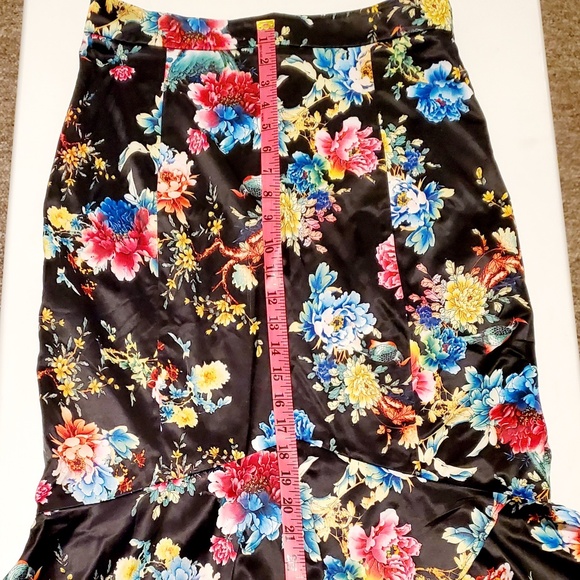 Nikibiki flamenco style flare floral skirt, good condition, size L - Picture 1 of 11